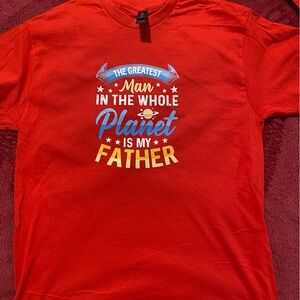 Red Kids Shirt - The Greatest Man Design